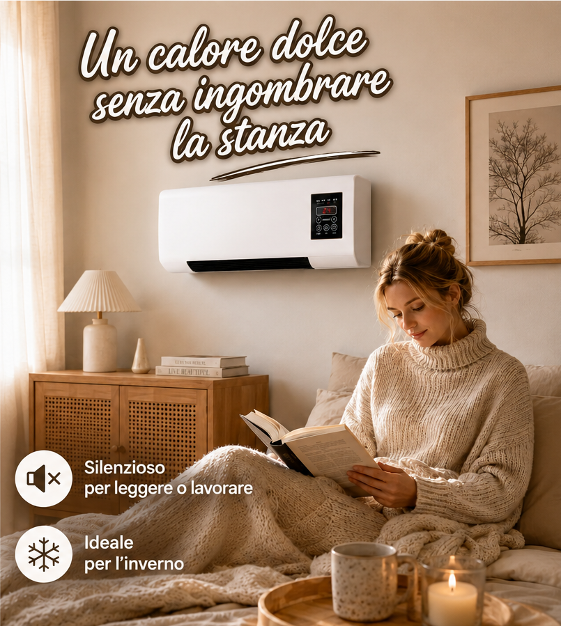 Climatizzatore da Parete 2 in 1 – Raffrescamento e Riscaldamento